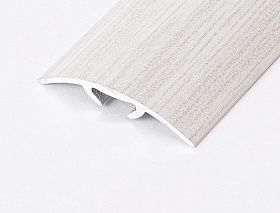 Порог (стык) Русский профиль  разноуровневый декорированный с дюб, 30*900 мм, Груша белая